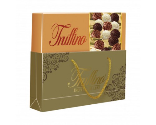 Шоколадные конфеты ALYAN "Труффино" Ассорти с начинкой из миндаля, фундука и апельсинового крема 325гр