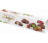 Шоколадные конфеты Carletti "Delight" с нугой и цельным ленсным орехом 62гр