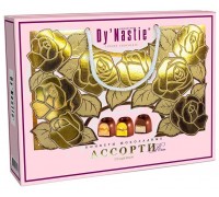 Шоколадные конфеты Dy'Nastie ROSE ассорти сумочка 175гр 
