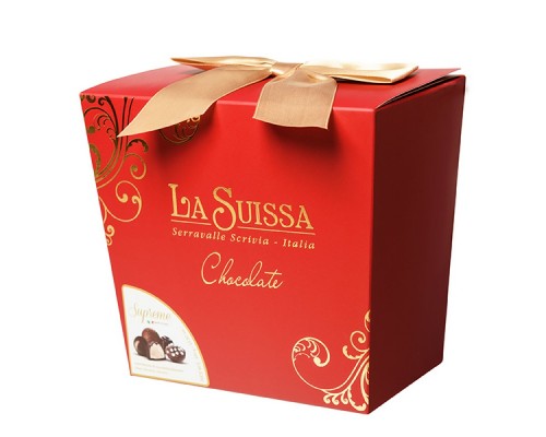 Шоколадные конфеты La Suissa Сундучок с бантом  450 гр