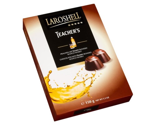 Шоколадные конфеты Laroshell виски Teacher's 150г
