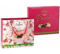 Шоколадные конфеты Шоколадный кутюрье Презент "Орхидеи" в подарочной сумочке 170гр 
