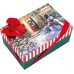 Шоколадные конфеты Sorini  "Классическая новогодняя коробка" с начинкой из орехового крема и злаков 300 гр