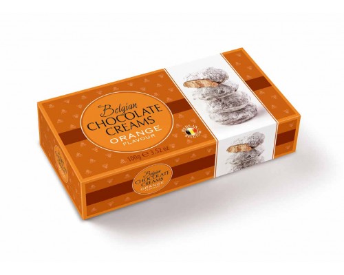 Geldhof Снежки Кремовые шоколадные конфеты с апельсиновой начинкой 100г