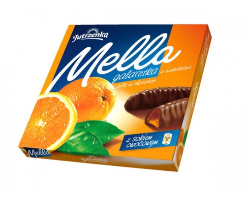 Мармелад в шоколаде Мелла Апельсин 190 гр