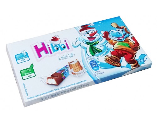 Шоколад Hibbi Млеколадки йогурт-клубника  100гр