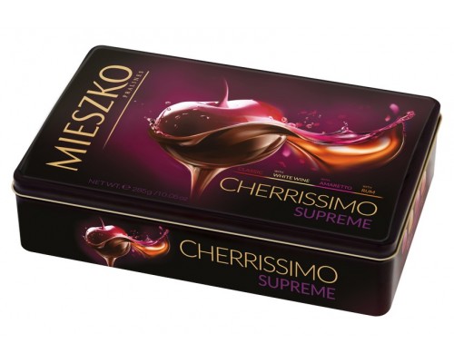 Шоколадные конфеты ассорти Mieszko Cherrissimo Supreme жесть 285г