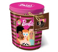 Шоколадные конфеты Zaini "Юбилейные комплименты от Барби"  ассорти из темного и молочного шоколада 100 гр