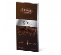 Шоколад  горький CEMOI 90% 80гр