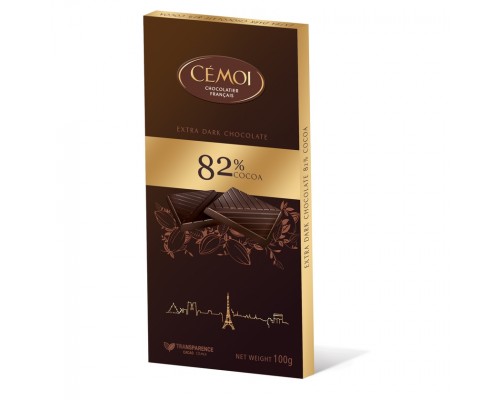 Шоколад  горький CEMOI 82% 100гр
