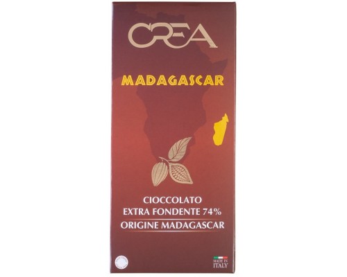 Шоколад CREA ORIGIN MADAGASCAR горький 74% 100гр