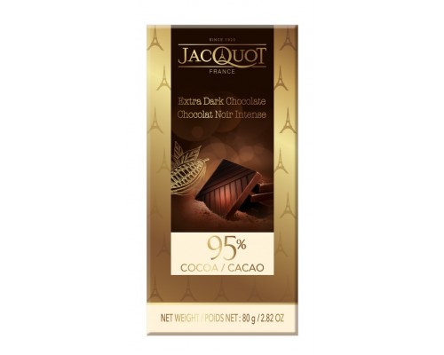 Шоколад горький  JACQUOT 95% 80гр