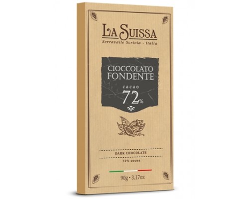 Шоколад Горький LA SUISSA 72% 90гр