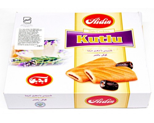 Печенье Aidin KUTLU Бисквитное с кремовой начинкой и финиками 350гр