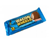 Печенье Wagon Wheels Jammie в шоколаде с прослойкой из суфле и джема 228,6гр.