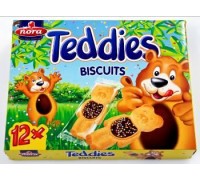 Нора Печенье с какао кремом и драже "Teddies" (Тэдди) (14.6г*12) 175г 