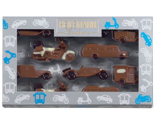 Набор шоколадных фигурок HEILEMANN "Ретро автомобили" 100гр