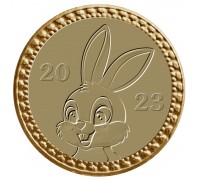 Золотая монета КРОЛИК 6гр 